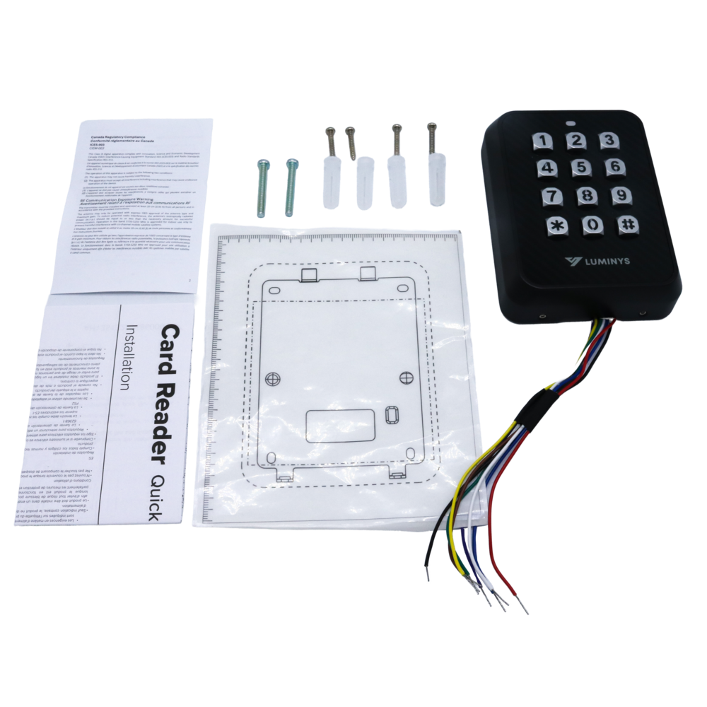 Luminys RD1PM Vandal-proof Card Reader, alternate product view 4