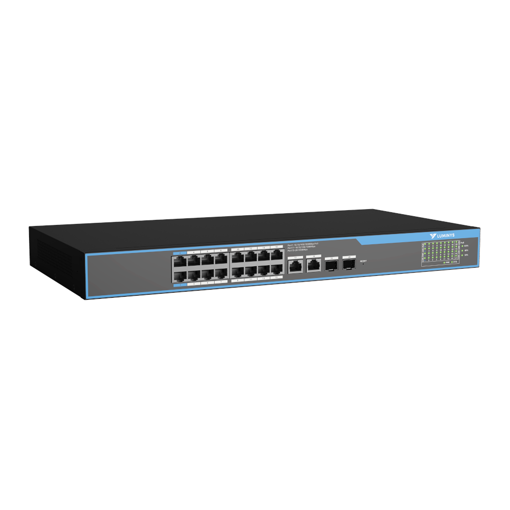 Luminys SML-20GPA 16-Port PoE Cloud Managed Gigabit Switch (PoE++), alternate product view 3