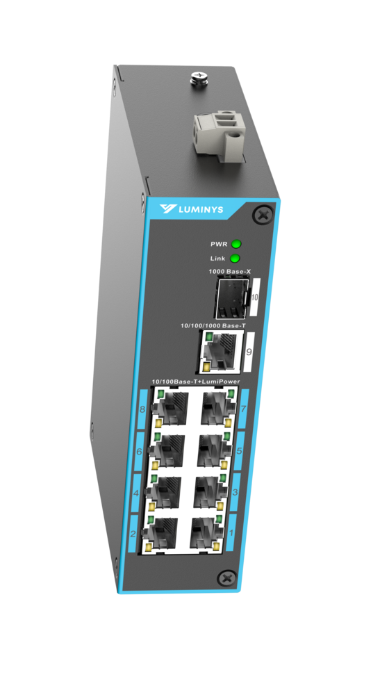 Luminys SUL-10MLA 8-Port LumiPower UnManaged Megabit Switch (PoE++)