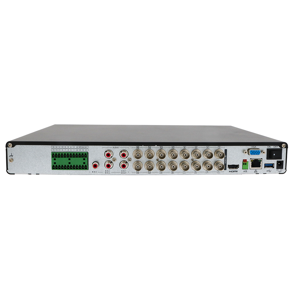 Luminys X52-16KA 4K Hybrid DVR – 16-Ch Analog / 32-Ch IP Security Recorder, alternate product view 3